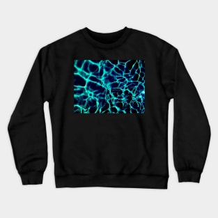 Dark Ocean Water Pattern Crewneck Sweatshirt